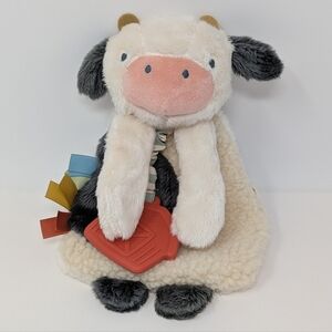 Itzy Ritzy Lovey Plush Cow Farm Friends Teether